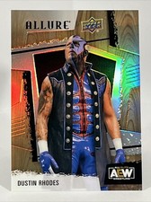 Dustin Rhodes 2022 Upper Deck AEW Allure #63 Table Refractor Wrestling Card