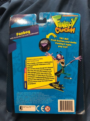 Nickelodeon Fanboy and Chumchum 2011 Fanboy with GITD Underwear glow in the dark - Picture 2 of 2