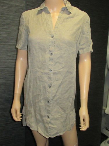 James Perse Womens Linen Shirt Dress 