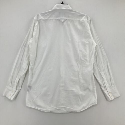 Balmain Shirt Mens 15.5 39 White Purple Button Up Long Sleeve Casual Dress Men - Picture 2 of 20