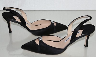 MANOLO BLAHNIK キャロリン ミュール パンプス　ブラック　37 s-l1200.jpg