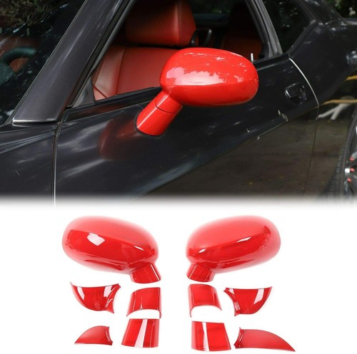 2pcs Side Door Mirror Covers Shell Rearview Mirror Cap For Dodge Charger 2010 E - Foto 4