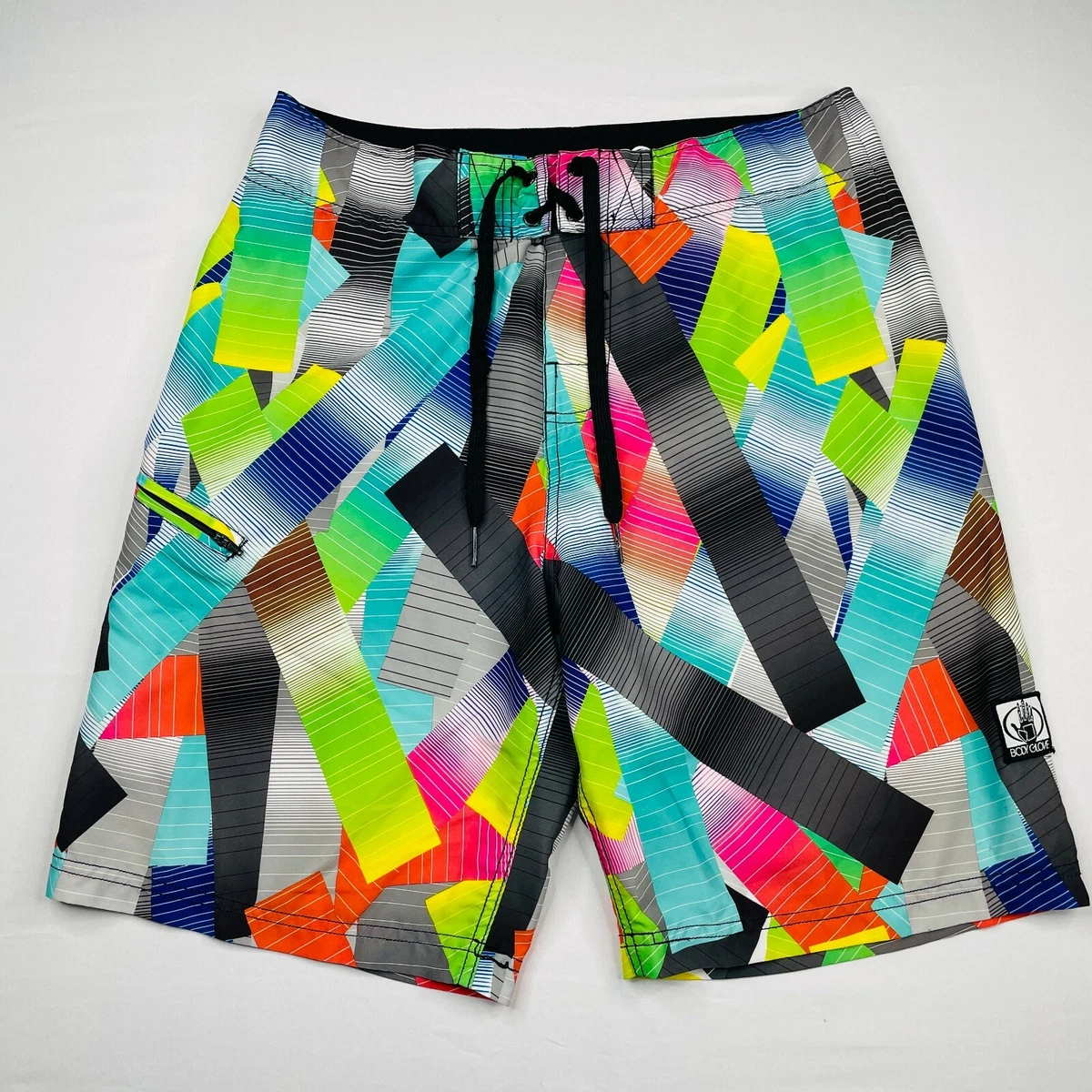Body Glove Swim Trunks Mens 32 Color Block Shorts Swimming VooDoo
