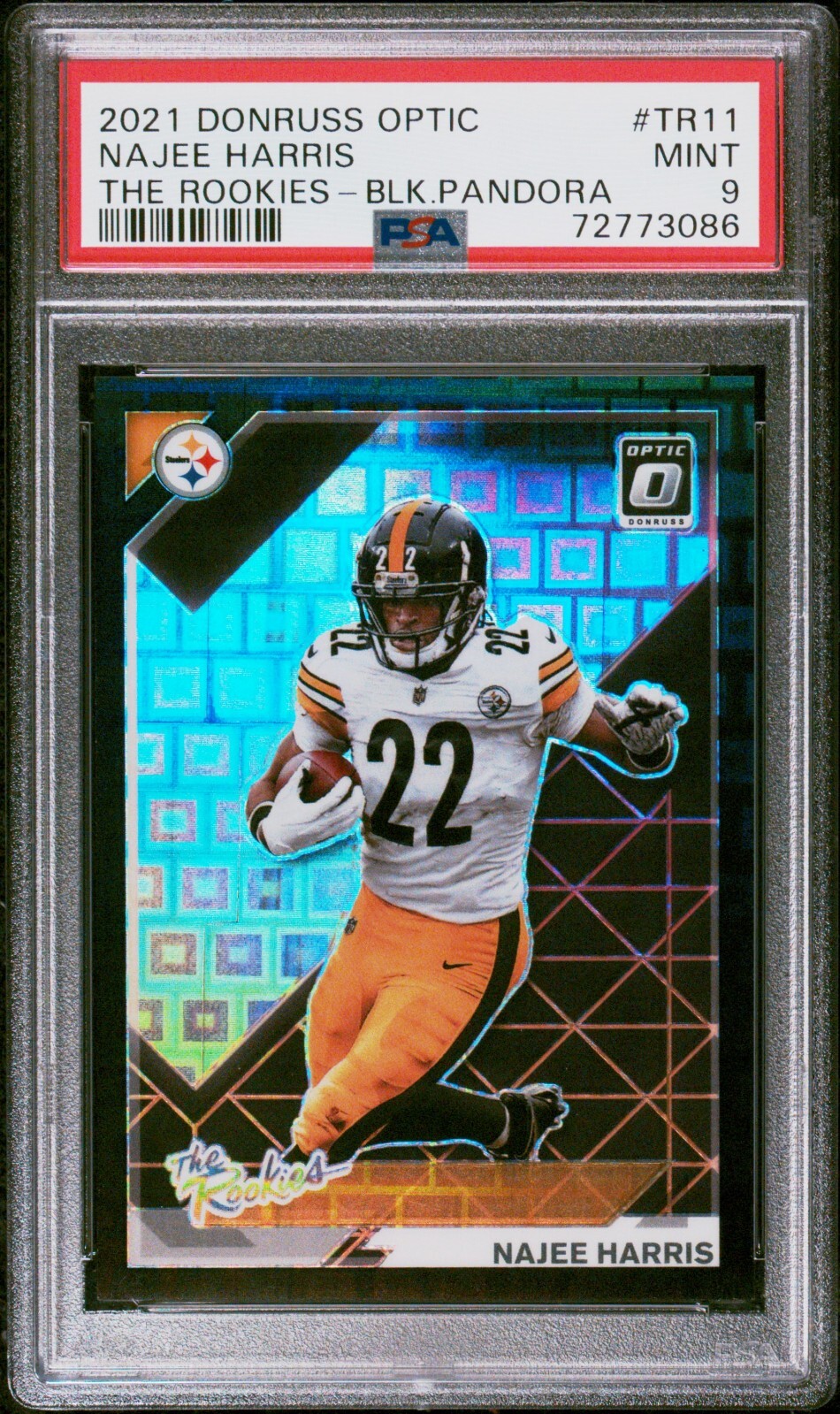 Najee Harris Panini Donruss Optic the Rookies #TR11 Black Pandora