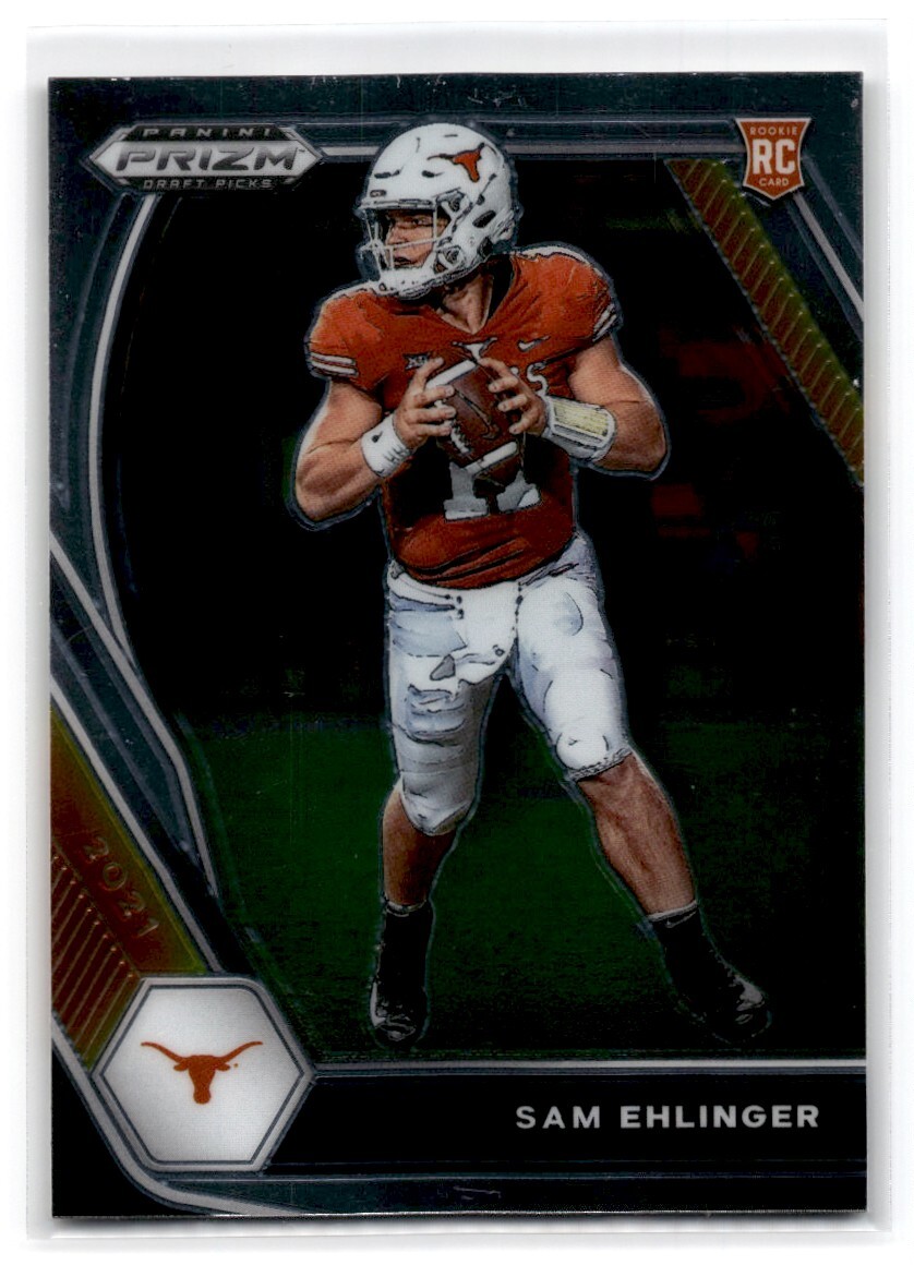 2021 Panini Prizm Draft Picks Collegiate Sam Ehlinger RC Texas Longhorns #131
