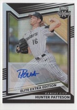2022 Panini Elite Extra Edition - Hunter Patteson Autograph - Kansas City Royals