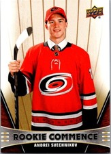 2018-19 Upper Deck Rookie Commence Andrei Svechnikov Carolina Hurricanes #RC-AS