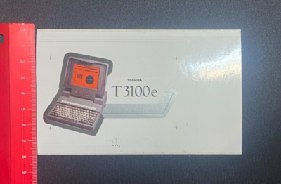 #ad #ad Aufkleber Sticker: Toshiba T3100 e 290516167 EUR 5.99