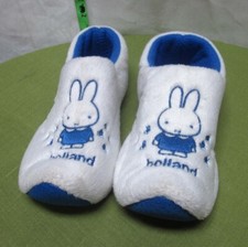 MIFFY slippers Dutch slip-ons size 1-2 Holland faux wooden-shoe Mercis bunny