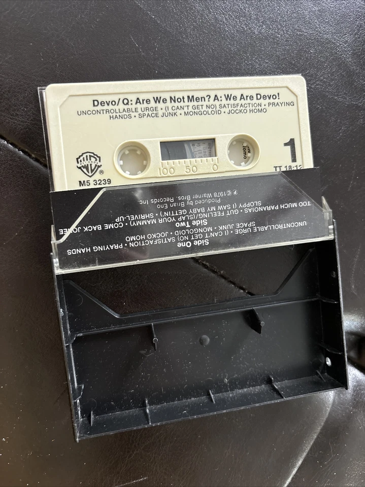 DEVO “Are We Not Men? We Are Devo!” Cassette Tape. Tested - Image 2 of 2