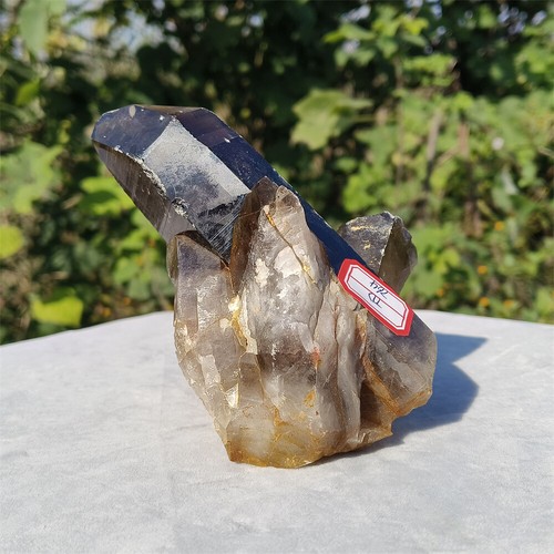2,02 Pfund natürliche schwarze rauchige Cluster Quarz Kristall Reiki Heilung -0 - Bild 8 von 14