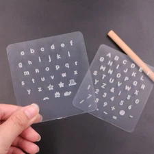 3pcs/set Stamper Leather Stamping Symbols Capital / Lowercase Alphabet Tool