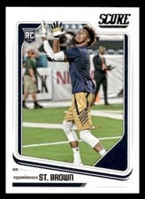 2018 Score #398 Equanimeous St. Brown Rookie Notre Dame