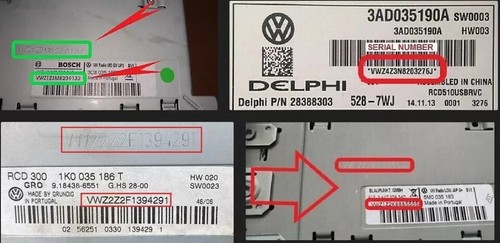 🔥🔥🔥VW AUDI SEAT SKODA RADIO UNLOCK SERVICE ANTI THEFT CODE PIN DECODE - Picture 4 of 5