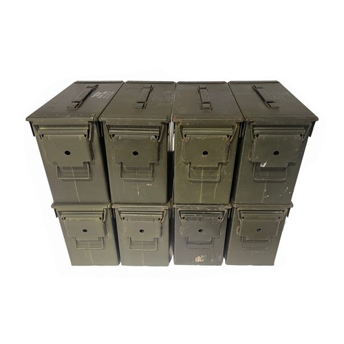 Tall 50 Cal Ammo Can Grade 1 US Military Surplus - 8 Pack