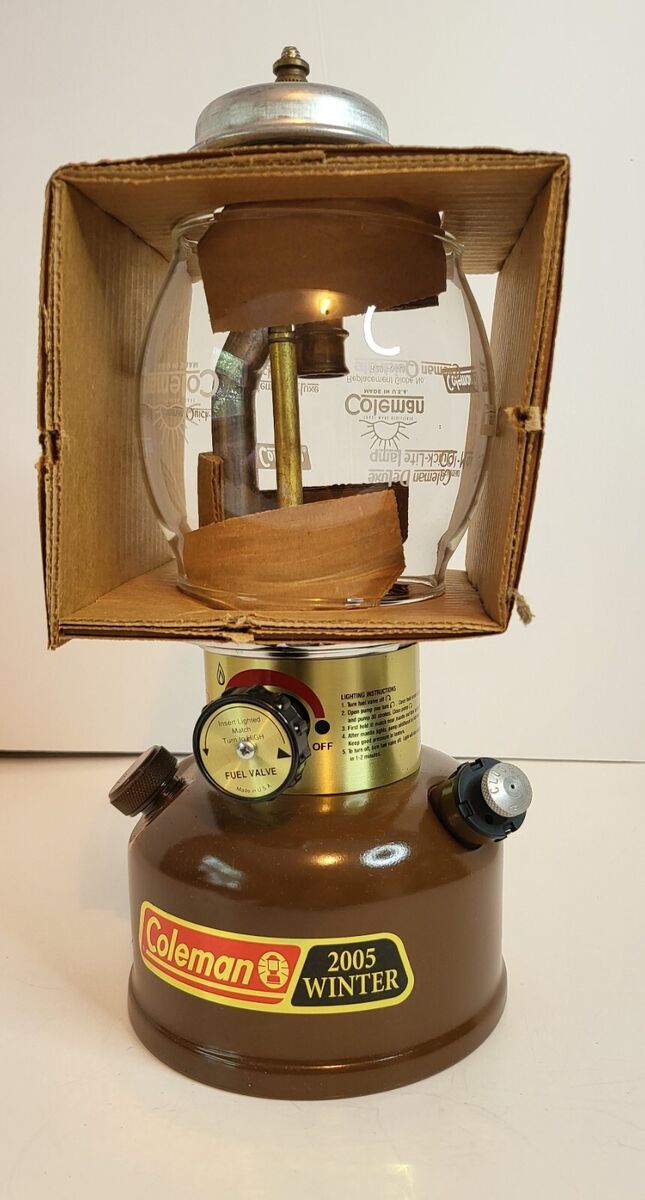 Coleman Seasons Lantern 2005 Limited Edition Winter Brown Coleman Seasons Lantern 2005 Limited Edition Winter Brown
