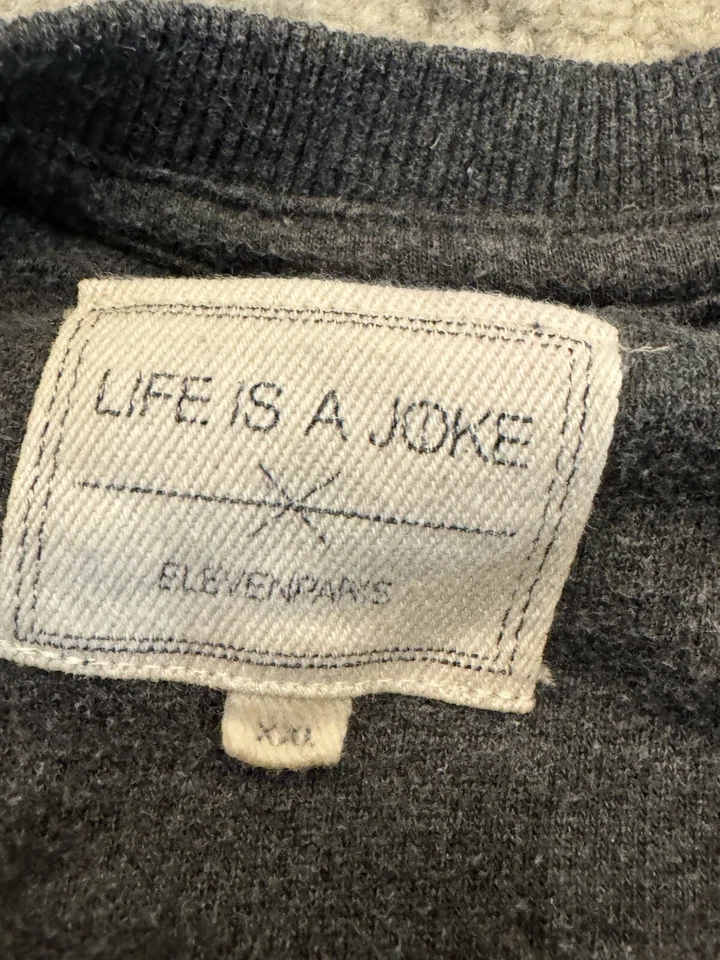 Eleven Paris x Life Is A Joke 2 Pac Tupac Shakur Sudadera Adulto XXL Rap Foto 3 de 4