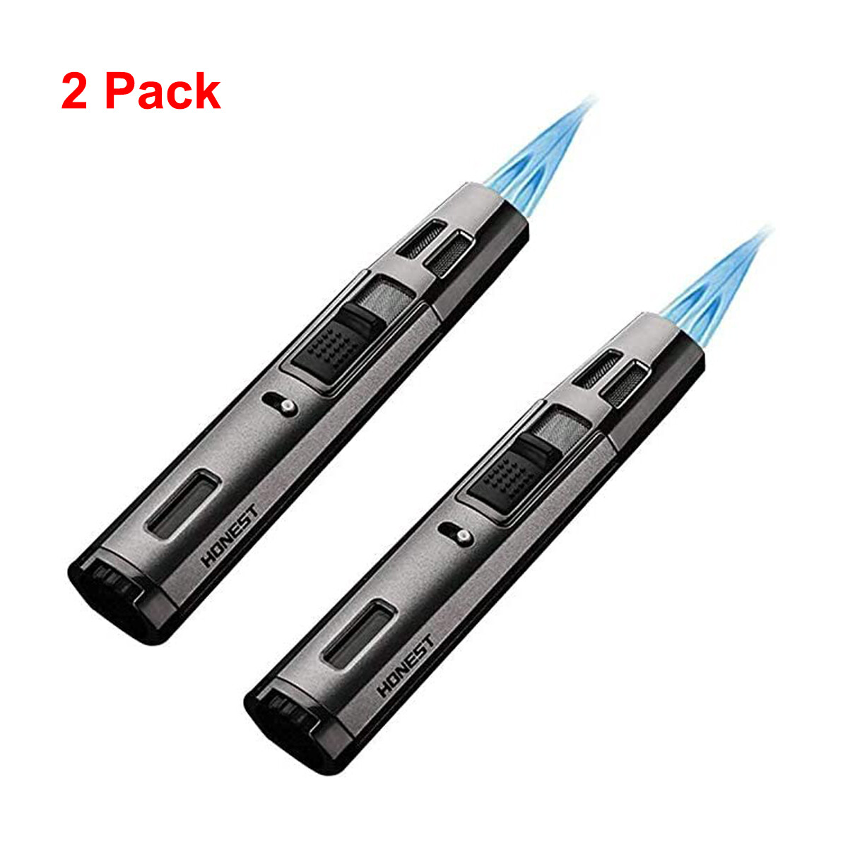Adjustable Cigar Lighter 2jet Flame Lighter