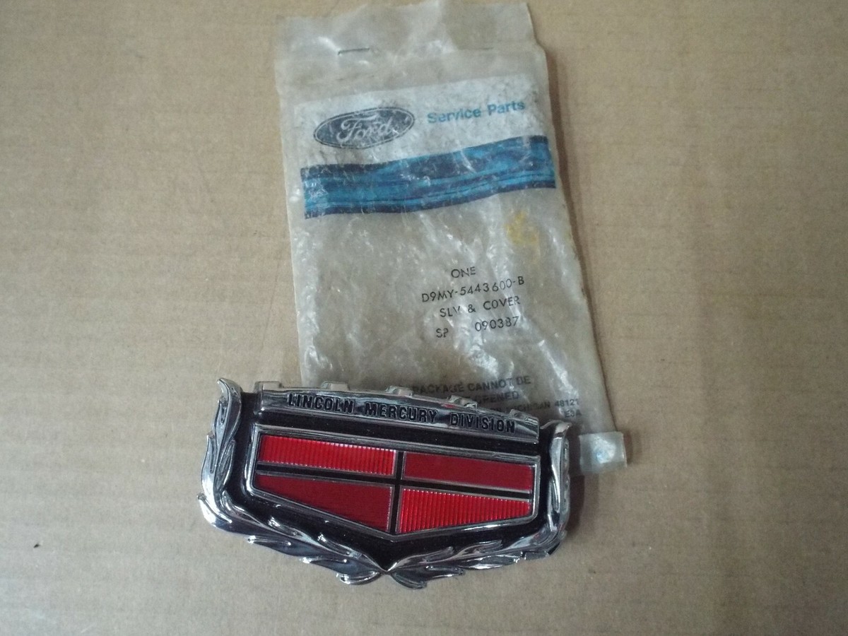 NOS Trunk Lock Cover Emblem 1979 1980 Mercury Grand Marquis Badge