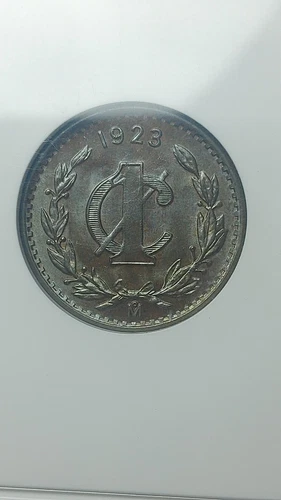 1923 Mo Mexico 1 Centavo NGC MS66 BN Brown Pop 3/0 in BN                    2691
