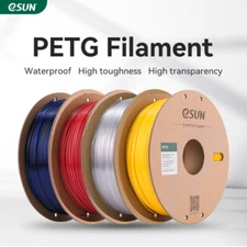 【Buy 3 Pay 2】eSUN 3D Printer PETG Filament 1.75mm Spool High Transparency