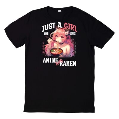 T-Shirt Anime Just a Girl Who Loves Motiv