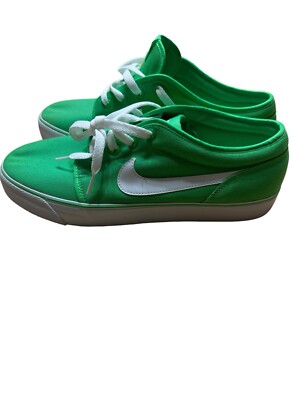 Nike Toki Low Txt Mens Size 10.5 Shoes Green White Athletic Sneakers Skateboard