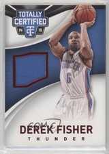 2014-15 Panini Totally Certified Jerseys Red 15/249 Derek Fisher #29 y8h