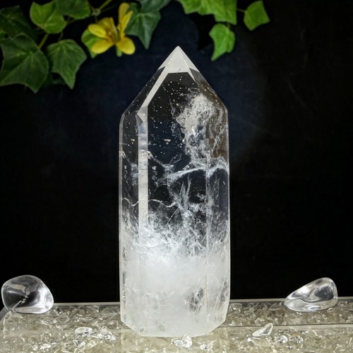 Bergkristall Spitze Generatorkristall AA Quali. 108 mm 263 g poliert Madagaskar