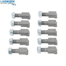 10Pc Threaded Stump Grinder Teeth For Bradco Shaver Ashland Baumalight 2-7/8"