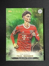 Paul Wanner 2022-23 Topps Inception UEFA Star Quality Green 41/99