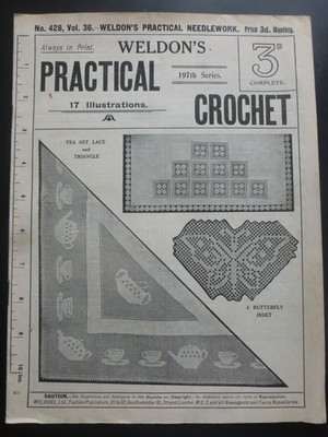 Weldon s PRACTICAL CROCHET No. 428 (c.1920)