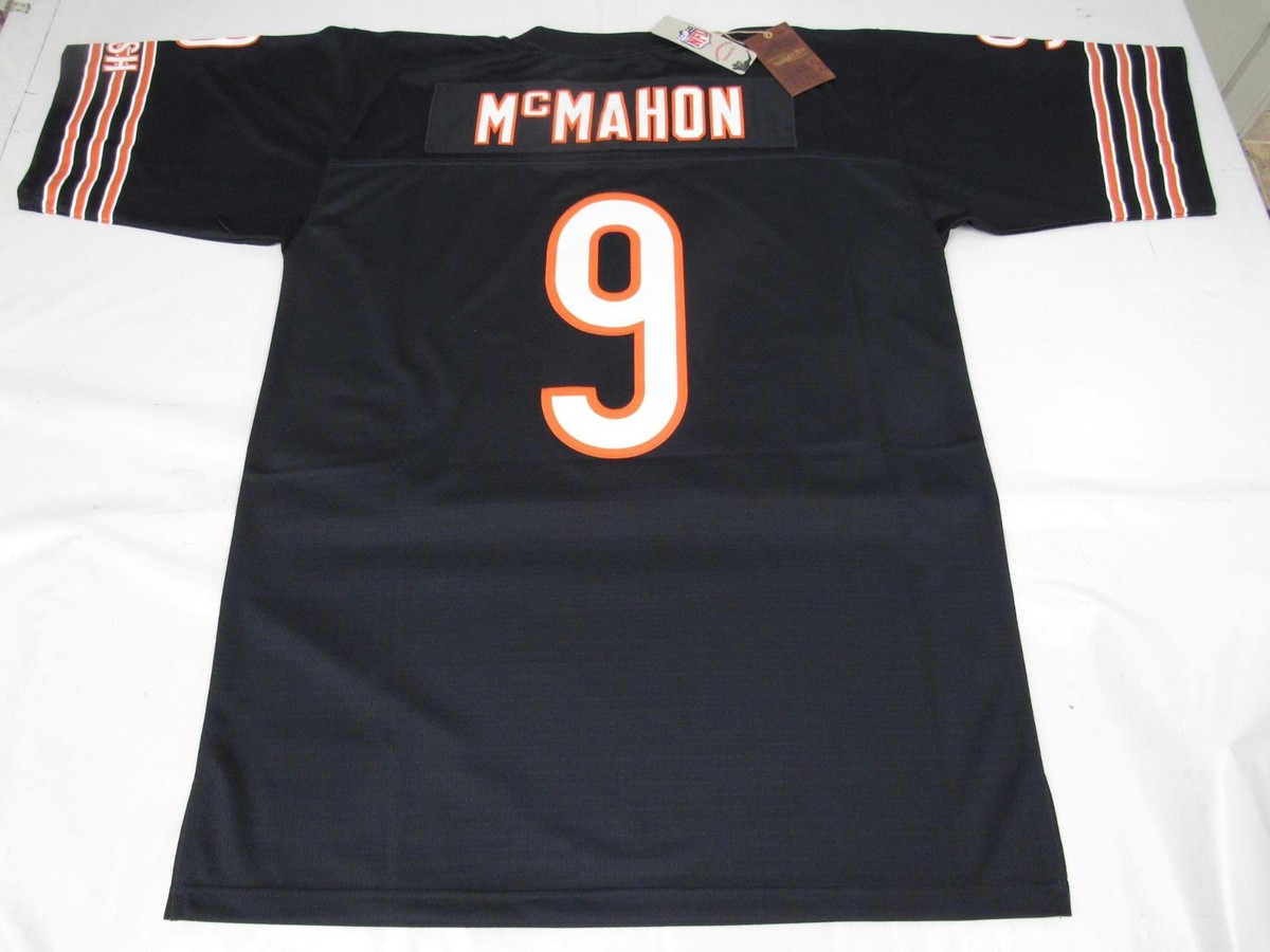 1985 Jim McMahon #9 Chicago Bears Mens Big & Tall Mitchell & Ness