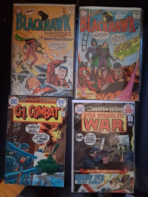 DC War Comic Book Lot of 4