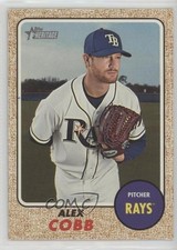 2017 Topps Heritage High Number Gray Back Alex Cobb #704 x5u