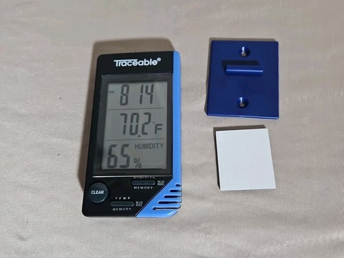 Traceable Thermometer 33y675 With Hanger Humidity Time Temperature Monitor