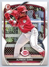 2023 Bowman Alfredo Duno #BD-99 Cincinnati Reds