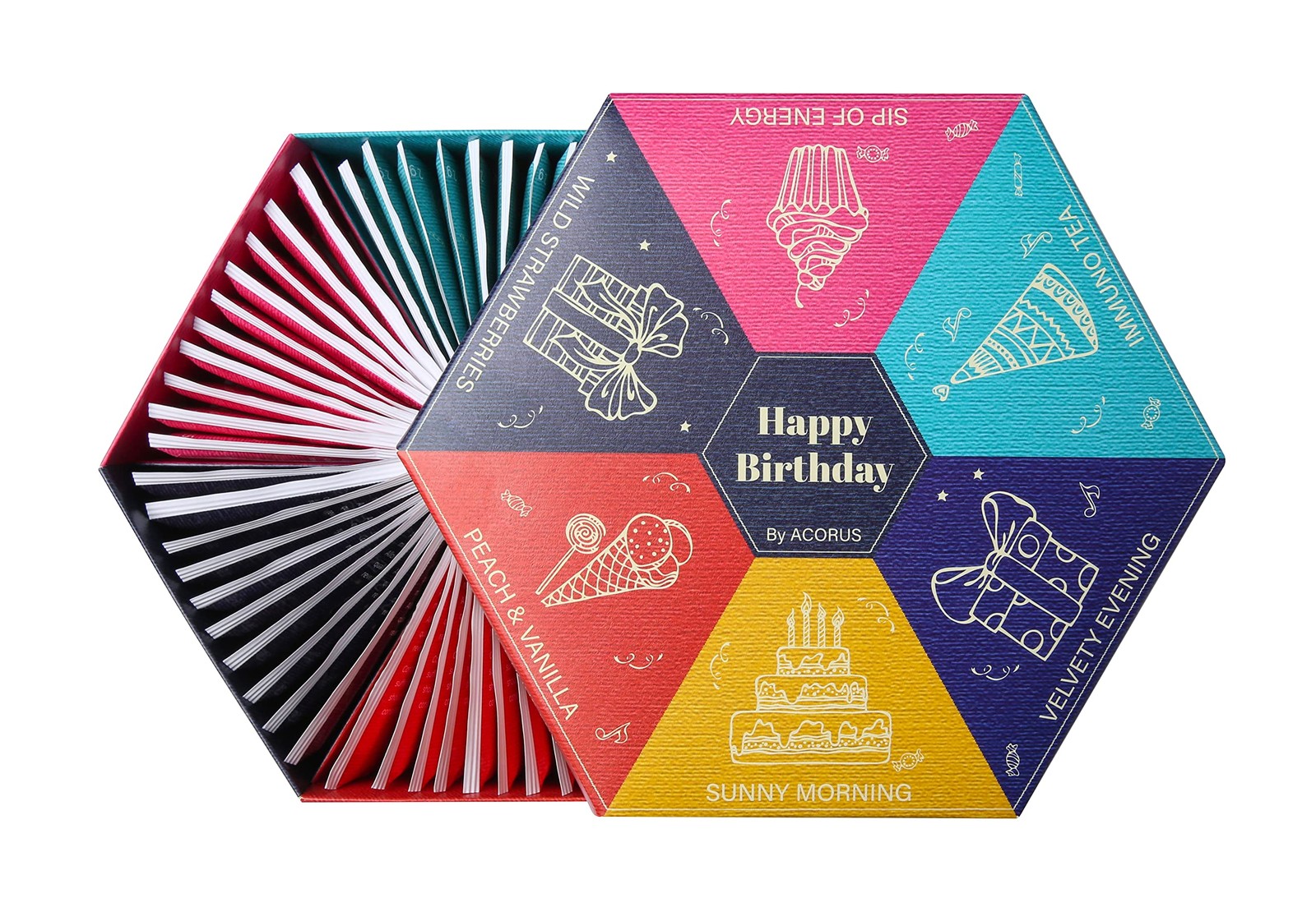 Acorus Happy Birthday Tea Gift Set - Assorted Tea Collection for Birthday Gifts