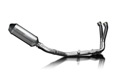 Full Exhaust with 10 Inch XOval Titanium Muffler for CB750 Hornet
