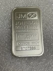 Vintage Johnson Matthey 1 Troy Oz .999 Fine Silver Bar- Serial# B707986