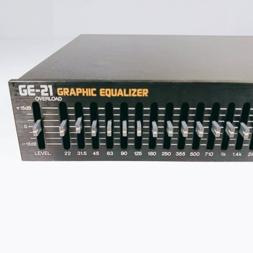 BOSS Graphic Equalizer GE-21 Half Rack EQ Guitar Effects Tested Japan AG066T - Picture 3 of 14