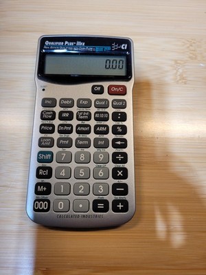 Calculated Industries Qualifier Plus IIIfx 3430 Financial Calculator