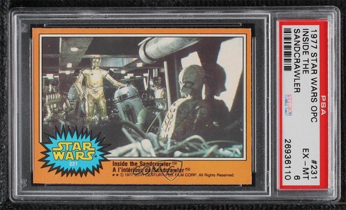 1977 OPC Star Wars #231 Inside the Sandcrawler