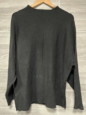 Cosy Soft Knit Jumper Black Large