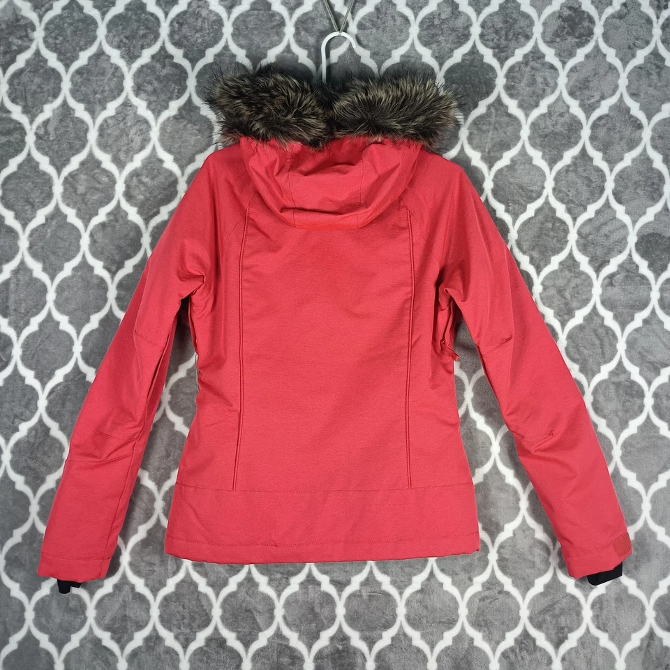 O'Neill Chaqueta de Nieve Mujer Pequeña Naranja Con Capucha Impermeable Abrigo de Esquí Invierno Foto 3 de 4