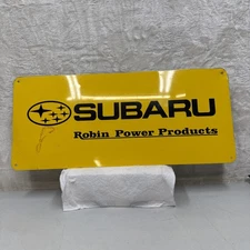 SUBARU ROBIN POWER PRODUCTS 10" X 23" Single Sided ALUMINUM ADVERTISING SIGN