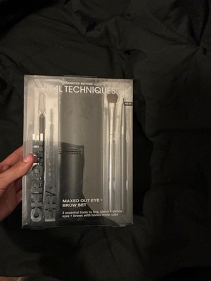 Real Techniques Limited Edition Maxed out Eye & Brow Set NEW Never Used 6 OZ