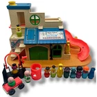 Vintage Fisher-Price Sesame Street Clubhouse Little People Figures Lot 1970s