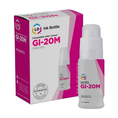 Canon GI20 Magenta Ink Cartridge for PIXMA G4200, G4210, G3200, G2200, G1200,