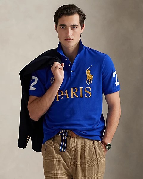 Polo Ralph Lauren Classic Fit Paris Mesh Polo Sz Large Men | eBay